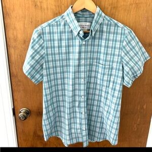Mizzen+Main Leeward Collection Plaid Standard Fit. Size Medium.